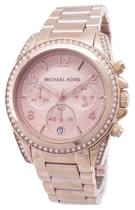 reloj michael kors mujer oro rosa eslogan|Michael Kors relojes inteligentes.